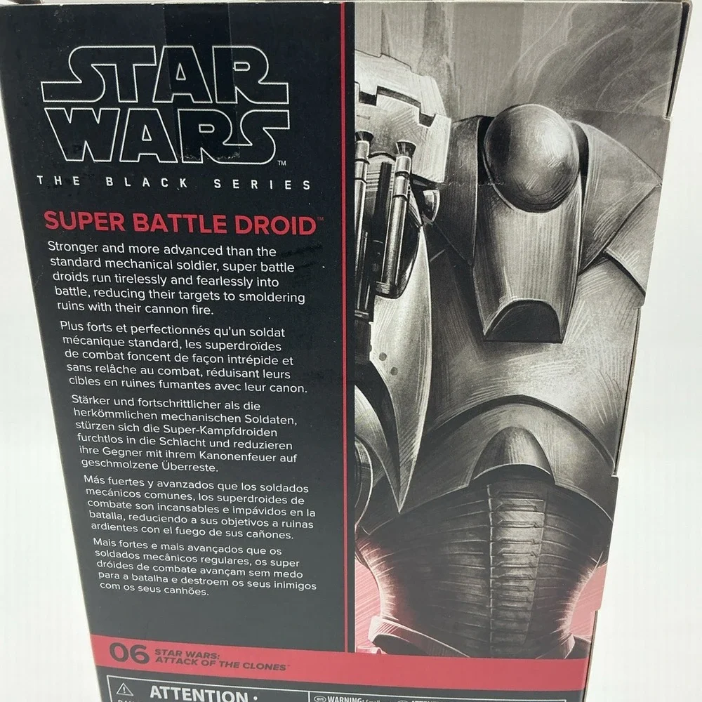 Star Wars Black Series Super Battle Droid #06 AOTC 6 Inch Action Figure Hasbro